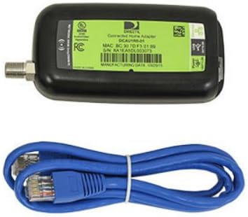 2 Pack BROADBAND Deca USB (DCAU1R0-01) ON Demand Cinema ETHERNET to Coax Adapter SWM Wired W/ETHERNET Cable