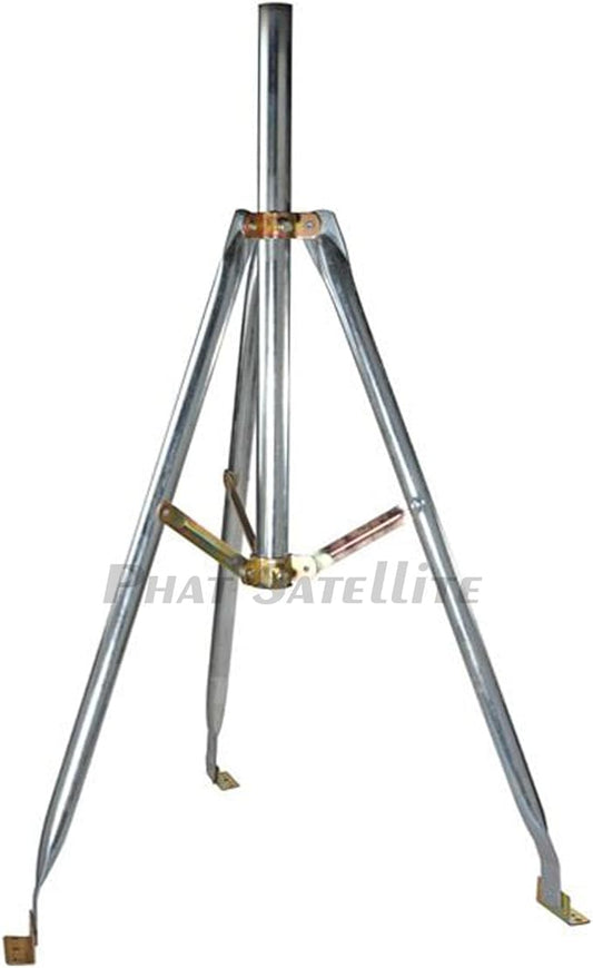 Satellite Tripod for Dish 2" & 1 5/8" OD Satellite Mount