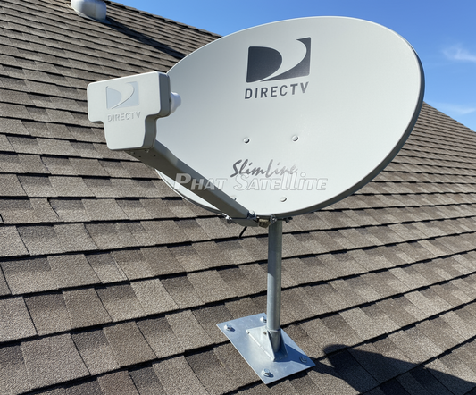 New - Complete KIT: DTV HD Satellite Dish w/Digital SWM3 DSWM3 LNB 20 Tuners + RG6 COAXIAL Cables Included Ka/ku Slim Line Dish Antenna SL3 Single Output