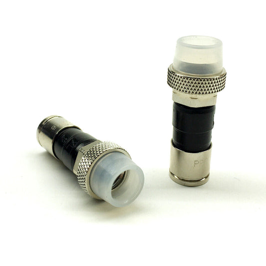 RG6 EX6XLWSPLUS Weather Boot Aqua Tight EX Series Weather Proof Anti-Corrosion Nickel-Plated Brass Construction Coaxial Cable Compression Connectors