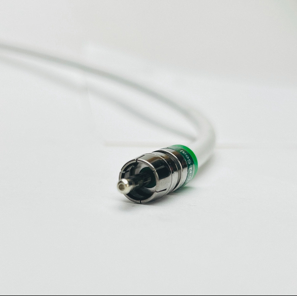 PHATSAT - Custom Made to Order PRO Grade RCA Audio Cable True Surround Sound theater system Sub Woofer Cable 100% Bare Solid Copper Center Conductor 18AWG (105 - 200  feet White)