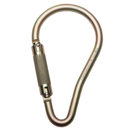 Gate Opening Steel Self-Locking Carabiner