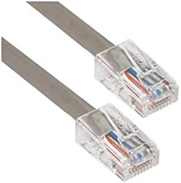 Outdoor CAT5E (Cat 5e) LAN Ethernet Network Cable, Solid Copper 24 AWG, EZ RJ45 Pass Thru Connectors, High Speed Internet Cable, CMX Rated, UL ETL, Made in USA (1 - 200 feet, Gray)