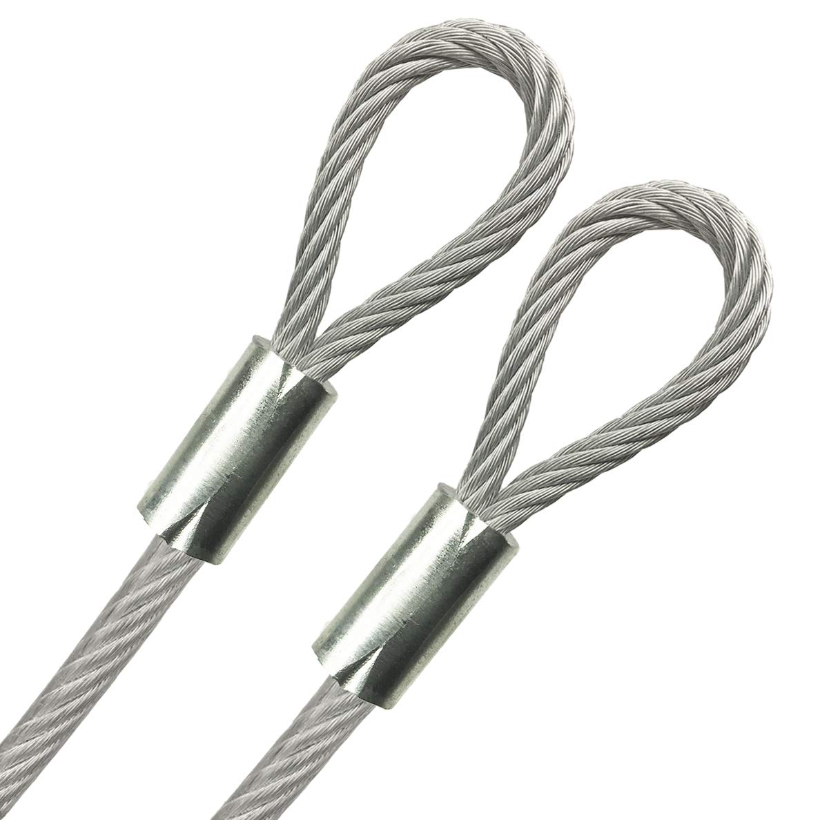 String Lights Wire Rope Tension Cable Kit – Galvanized Steel Wind Support for Patio & Deck