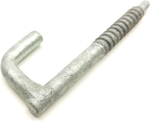 Wire Rope Cable Support Utility Hook 5/16” Diameter 3-1/2” Length, Galvanized Steel Drive Hook