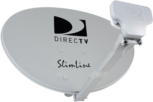 4 KIT SWM DTV KA/KU HD SL3 Slimline MPEG4 3 LNBF Complete Dish Antennas W/Power Supply 4 4WAY SPLITTERS