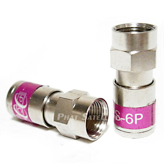 PCT-TRS-6P COAXIAL RG6 Fittings Plenum F connector CMP RATED COAX CONNECTOR