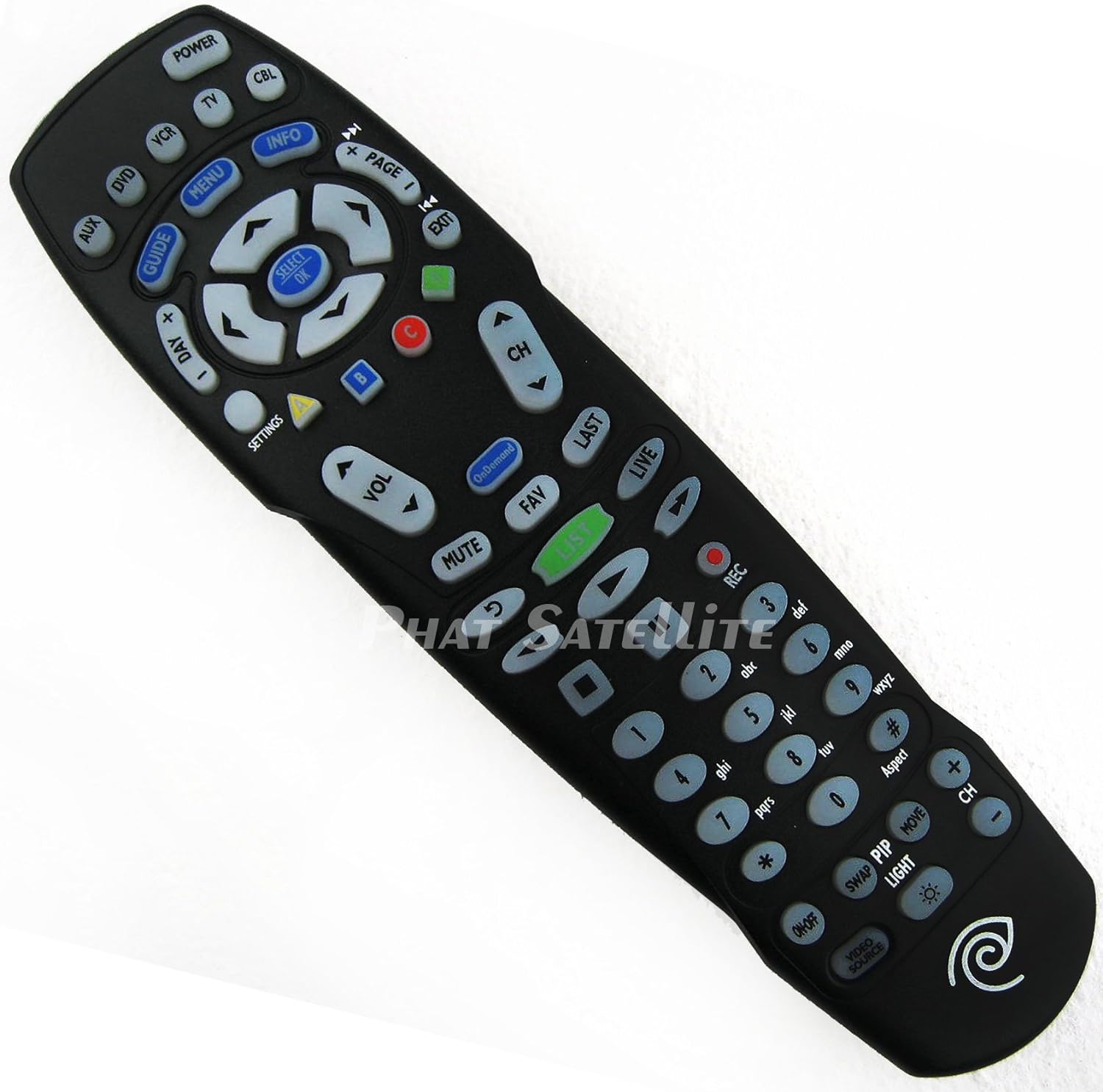 RC122 Scientific Atlanta Box 5 Devices Universal Remote Control White ...