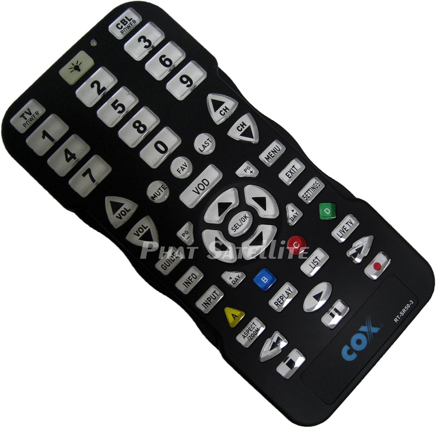 RT-SR50 Universal Cable + TV Control with Back LIT Jumbo Key Buttons