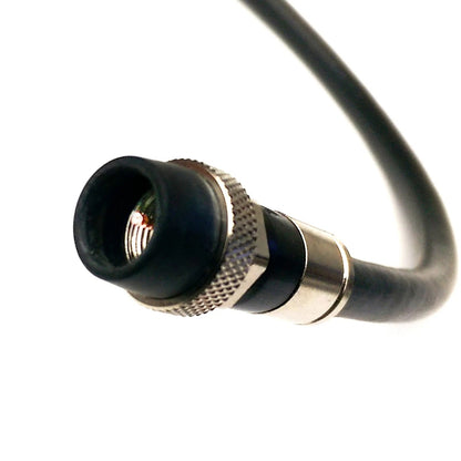 MADE to ORDER - Dual Shield / QUAD SHIELD Solid Bare COPPER CORE RG6 Coaxial Cable - PRO GRADE Connectors