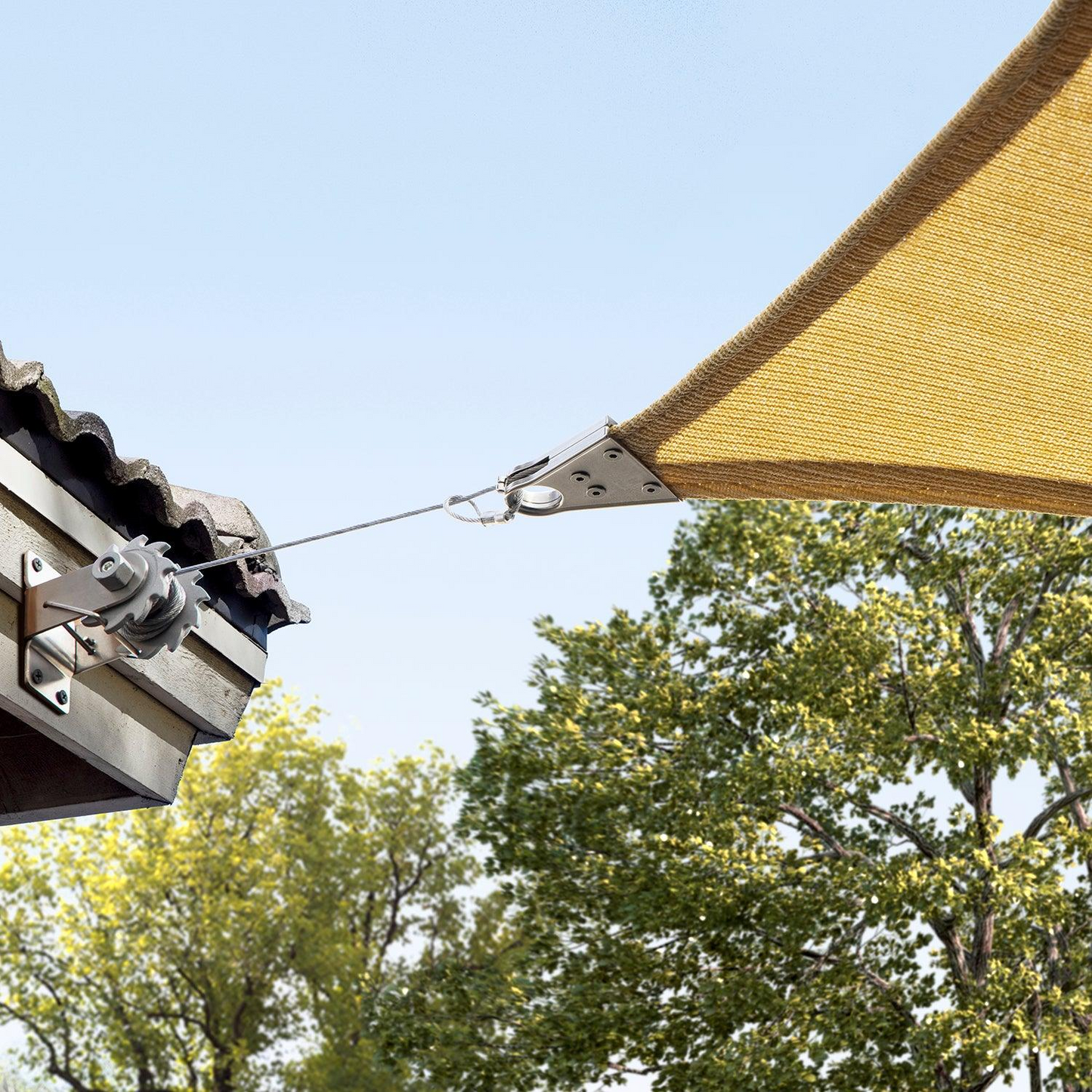 HEAVY DUTY Outdoor BBQ Canopy Shade Support Kit Patio Sun Cove Tension Rope