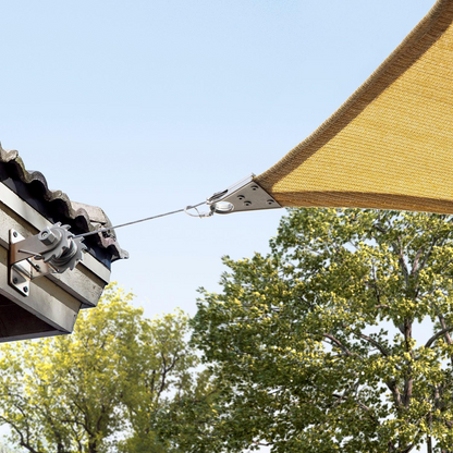 HEAVY DUTY Outdoor BBQ Canopy Shade Support Kit Patio Sun Cove Tension Rope