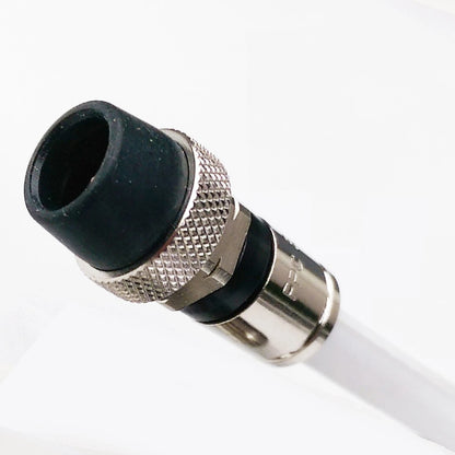 MADE to ORDER - Dual Shield / QUAD SHIELD Solid Bare COPPER CORE RG6 Coaxial Cable - PRO GRADE Connectors